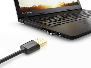 Kabel USB Ugreen USB-A - USB-A 1 m Czarny (10314) 4