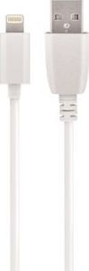 Kabel USB TelForceOne Kabel Maxlife do iPhone / iPad / iPod 8-PIN Fast Charge 2A 20cm biały 1