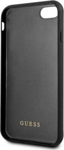 Guess Guess GUHCI8MGGWH iPhone 7/8/SE 2020 biały/white hard case Glitter Marble Glass 4