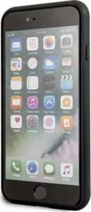 Guess Guess GUHCI8MGGWH iPhone 7/8/SE 2020 biały/white hard case Glitter Marble Glass 6