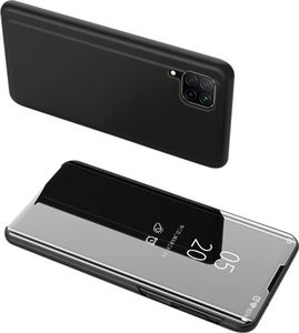 Hurtel Clear View Case futerał etui z klapką Huawei P40 Lite / Nova 7i / Nova 6 SE czarny 1