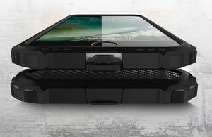 Hurtel Hybrid Armor pancerne hybrydowe etui pokrowiec iPhone SE 2020 / iPhone 8 / iPhone 7 srebrny 3