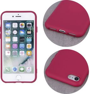 TelForceOne Nakładka Silicon do Samsung A21 bordowa 3