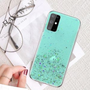 Etui SAMSUNG GALAXY S10 LITE Brokat Cekiny Glue Glitter Case zielone 2