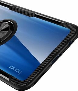 Etui Pancerne Clear Carbon Ring HUAWEI P SMART 2019 czarne 2