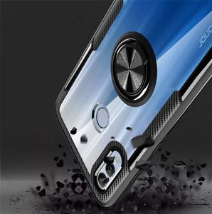 Etui Pancerne Clear Carbon Ring HUAWEI P SMART 2019 czarne 3