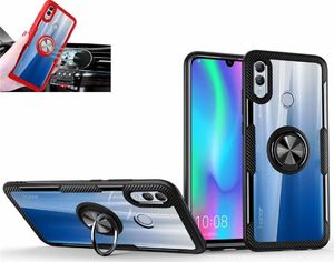 Etui Pancerne Clear Carbon Ring HUAWEI P SMART 2019 czarne 4