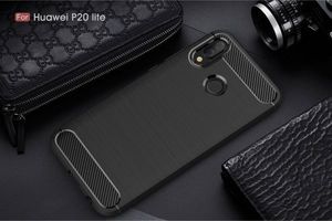 Etui carbon HUAWEI P20 LITE czarny 3