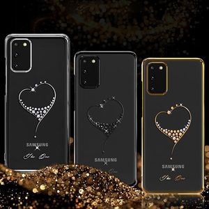 Kingxbar Kingxbar Wish Series etui ozdobione oryginalnymi Kryształami Swarovskiego Samsung Galaxy S20 Ultra czarny 3