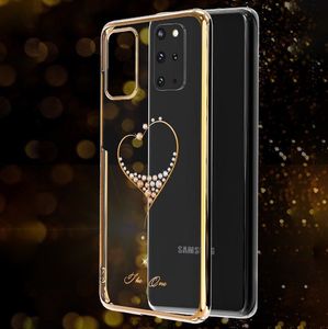 Kingxbar Kingxbar Wish Series etui ozdobione oryginalnymi Kryształami Swarovskiego Samsung Galaxy S20 Ultra czarny 9