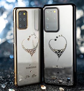 Kingxbar Kingxbar Wish Series etui ozdobione oryginalnymi Kryształami Swarovskiego Samsung Galaxy S20+ (S20 Plus) złoty 14