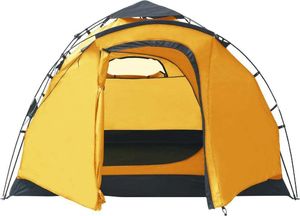 Namiot turystyczny vidaXL 92223 Żółty 6