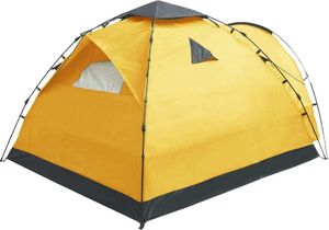 Namiot turystyczny vidaXL 92223 Żółty 8