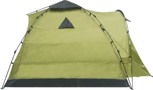Namiot turystyczny vidaXL 3 osobowy zielony (92222) 6