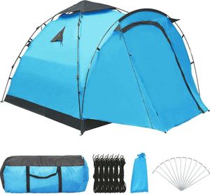 Namiot turystyczny vidaXL 92221 Niebieski 3