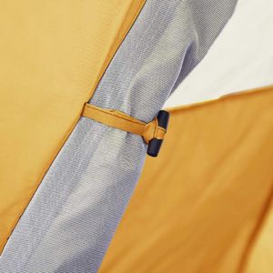 Namiot turystyczny vidaXL 3 osobowy żółty (92220) 2