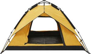 Namiot turystyczny vidaXL 3 osobowy żółty (92220) 6