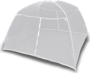 vidaXL Moskitiera namiotowa z włókna szklanego biała 200x150x145 cm 1