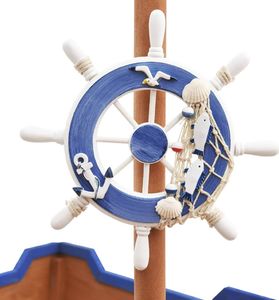 vidaXL Piaskownica statek piracki, drewno jodłowe, 190x94,5x101 (92171) 6