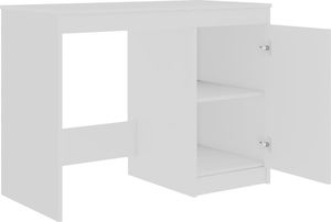 Biurko vidaXL 801796 Białe 100 cm x 50 cm 6