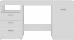 Biurko vidaXL 3054780 Białe 140 cm x 50 cm 4