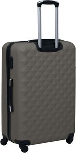 vidaXL Zestaw twardych walizek na kółkach - 2 szt. antracytowe 5