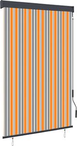 vidaXL Roleta zewnętrzna, 120x250 cm, żółto-niebieska 1