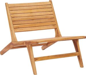 vidaXL Krzesło ogrodowe, lite drewno tekowe 1
