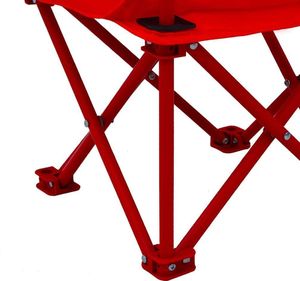 vidaXL krzesełka ogrodowe dla dzieci, 2 sztuki, czerwone, tkanina (48105) 5