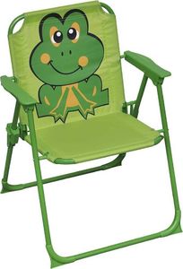 vidaXL krzesełka ogrodowe dla dzieci, 2 sztuki, zielone, tkanina (48102) 2