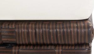 vidaXL stołki barowe, 2 sztuki, z poduszkami, polirattan, brązowe (46417) 6