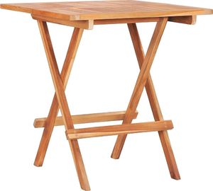 vidaXL składany stolik bistro, 60x60x65 cm, lite drewno tekowe (48996) 1