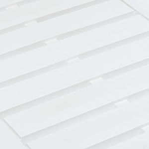 vidaXL Stół ogrodowy, biały, 78x55x38 cm, plastikowy (48814) 2
