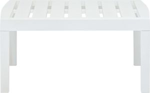 vidaXL Stół ogrodowy, biały, 78x55x38 cm, plastikowy (48814) 3