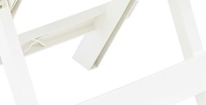 vidaXL składany stolik ogrodowy, biały, 45x43x50 cm, plastikowy (48808) 5