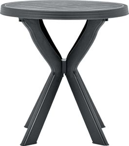 vidaXL stolik bistro, antracytowy, 70 cm, plastikowy (48798) 2
