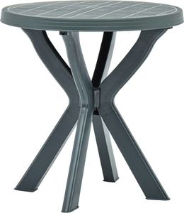 vidaXL stolik bistro, zielony, 70 cm, plastikowy (48797) 1