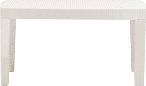 vidaXL 3 częściowy zestaw mebli do ogrodu, plastik, biały (48823) 7