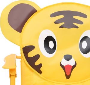 vidaXL 3 częściowy dziecięcy zestaw mebli do ogrodu, z parasolem, żółty (48100) 7