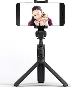 Selfie stick Xiaomi Selfie Stick XIAOMI Tripod Bluetooth Statyw Bezprzewodowy obrotowy 360 Uchwyt kijek do zdjęć dla iOS / Android czarny 3