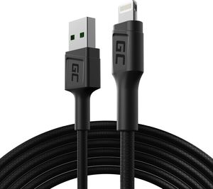 Kabel USB Green Cell Kabel Przewód Green Cell GC PowerStream USB-A - Lightning 200 cm Apple MFi Certified 1
