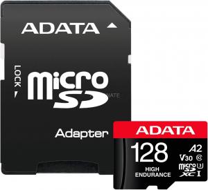 Karta ADATA High Endurance MicroSDXC 128 GB Class 10 UHS-I/U3 A2 V30 (AUSDX128GUI3V30SHA2-RA1) 2