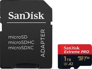 Karta SanDisk Extreme PRO MicroSDXC 1 TB Class 10 UHS-I/U3 A2 V30 (SDSQXCZ-1T00-GN6MA) 1