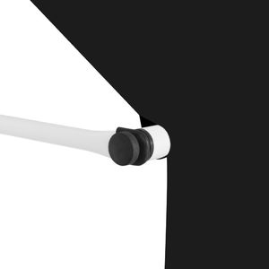 vidaXL Markiza zwijana ręcznie, 100 cm, antracytowa 4