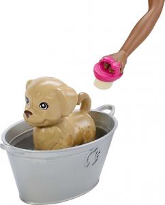 Lalka Barbie Mattel - Kąpiel zwierzątek (FXH12) 2