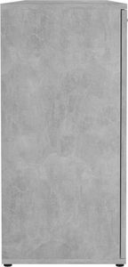 vidaXL Komoda, betonowa szarość, 120x35,5x75 cm, płyta wiórowa 7