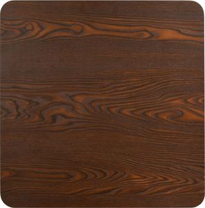 vidaXL Stolik bistro, ciemnobrązowy, 50x50 cm, MDF 4