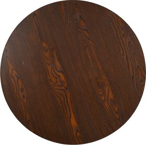 vidaXL Stolik bistro, ciemnobrązowy, 80 cm, MDF 2