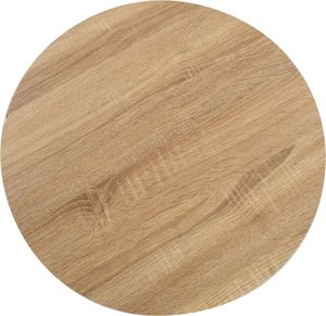 vidaXL Stolik bistro, jasnobrązowy, 80 cm, MDF 2