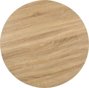 vidaXL Stolik bistro, jasnobrązowy, 80 cm, MDF 2